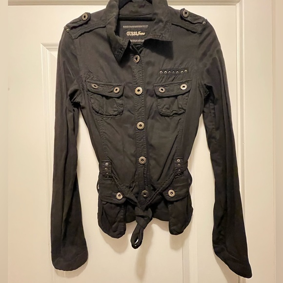 Guess Black Blazer Women’s Size Large - Picture 1 of 3